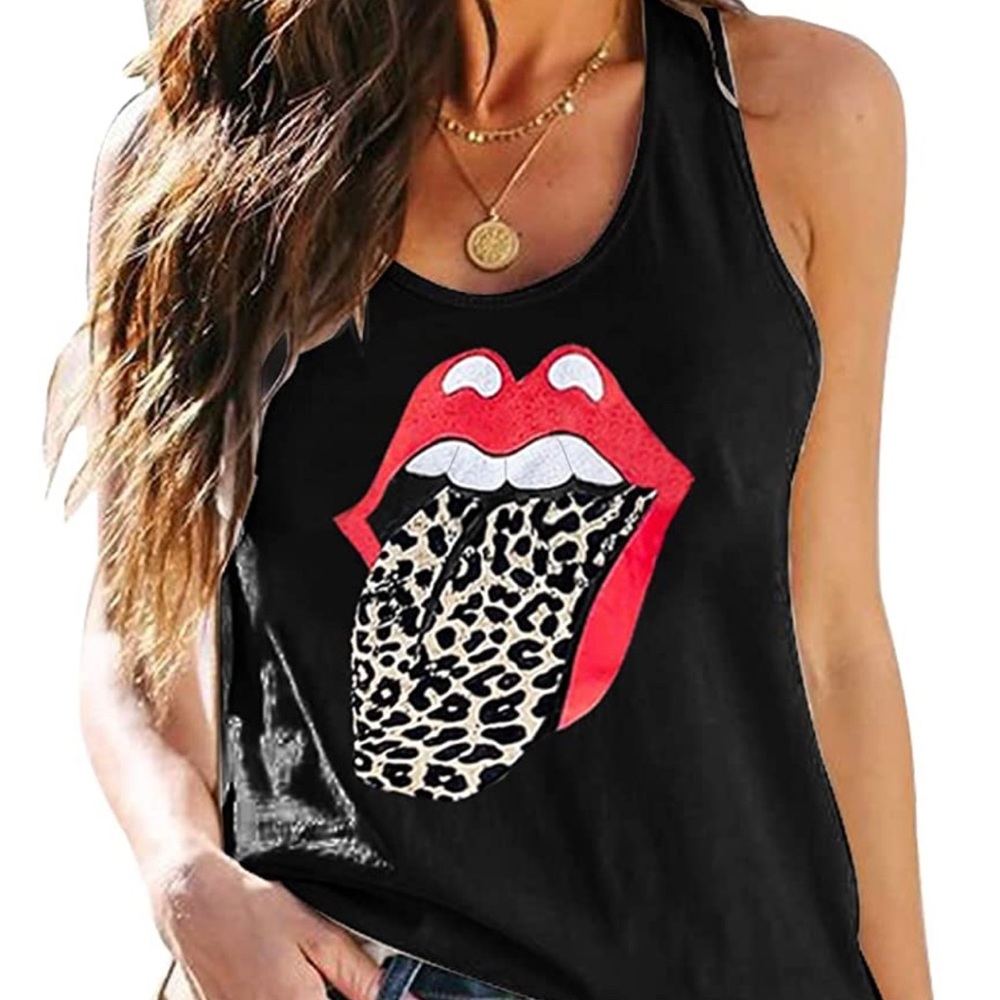 New! Graphic Racerback T!